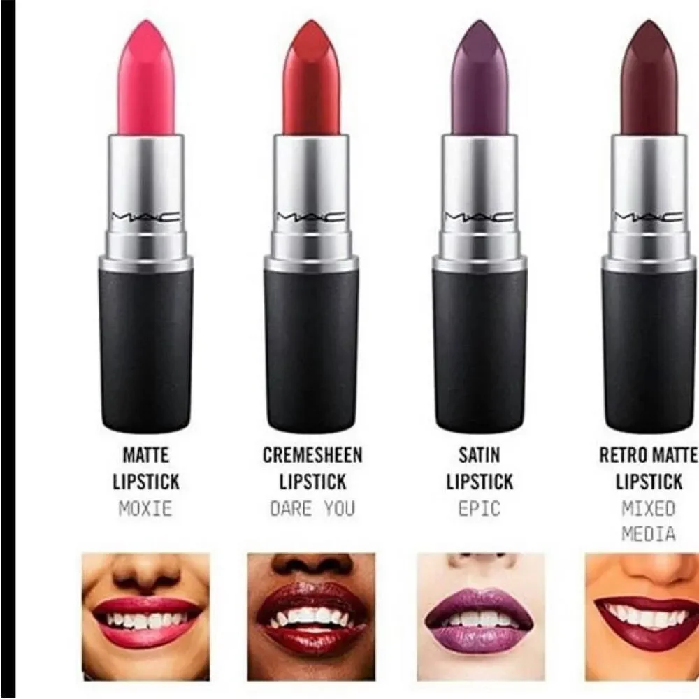 MAC Matte Lipstick Rouge A Levres 0.1 Oz 3 G. MOXIE New in Box M.A.C Ipsy bag